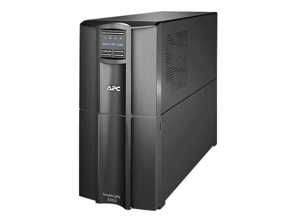 APC Smart-UPS SMT2200IC - UPS - AC 220/230/240 V - 1980 watt - 2200 VA - blysyre - RS-232, USB - utgangskontakter: 9 - svart - med APC SmartConnect Sort
