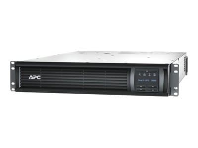 APC Smart-UPS SMT3000RMI2UC - UPS (kan monteres i rack) - AC 220/230/240 V - 2700 watt - 3000 VA - RS-232, USB - utgangskontakter: 12 - 2U - svart - Sort