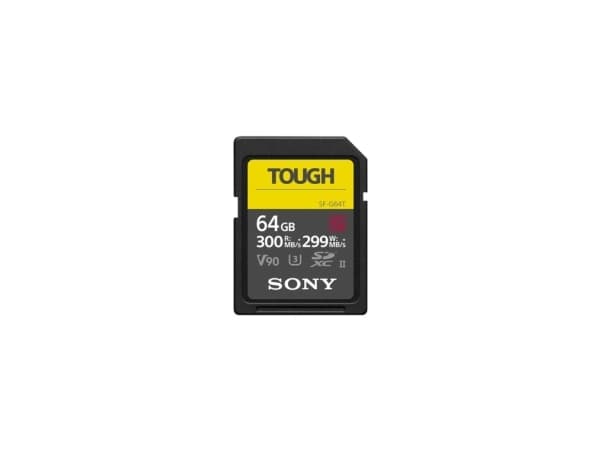 Sony SF-G64T/T1, 64 GB, SDXC, Klass 10, UHS-II, 300 MB/s, 299 MB/s