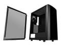 Miniatyrbild 3 av 5: Thermaltake Versa J25 - Tempered Glass Edition - tower - ATX - genomskinlig sidopanel (härdat glas) - ingen strömförsörjning (PS/2) - svart - USB/lju
