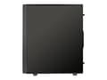 Miniatyrbild 4 av 5: Thermaltake Versa J25 - Tempered Glass Edition - tower - ATX - genomskinlig sidopanel (härdat glas) - ingen strömförsörjning (PS/2) - svart - USB/lju