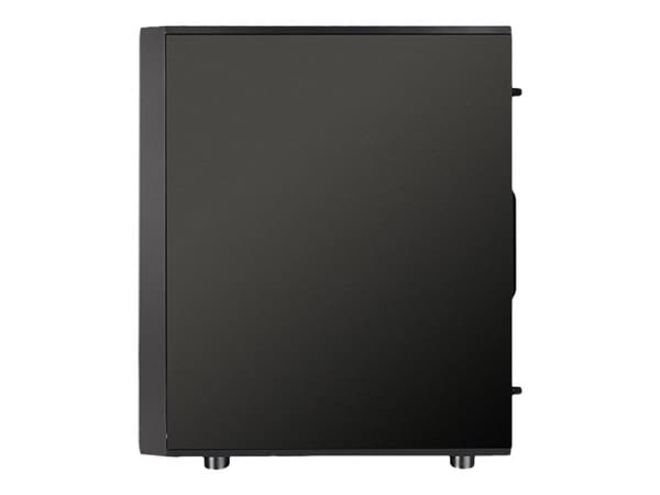 Thermaltake Versa J25 - Tempered Glass Edition - tower - ATX - genomskinlig sidopanel (härdat glas) - ingen strömförsörjning (PS/2) - svart - USB/lju