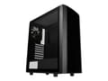 Miniatyrbild 2 av 5: Thermaltake Versa J25 - Tempered Glass Edition - tower - ATX - genomskinlig sidopanel (härdat glas) - ingen strömförsörjning (PS/2) - svart - USB/lju