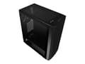 Miniatyrbild 1 av 5: Thermaltake Versa J25 - Tempered Glass Edition - tower - ATX - genomskinlig sidopanel (härdat glas) - ingen strömförsörjning (PS/2) - svart - USB/lju