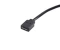 Miniatyrbilde 5 av 5: Akasa AK-CBLD04-50BK - RGB LED splitter - 4-pinners adresserbar RGB LED-kontakt (hun) til 4-pinners adresserbar RGB LED-kontakt (hann) - 50 cm