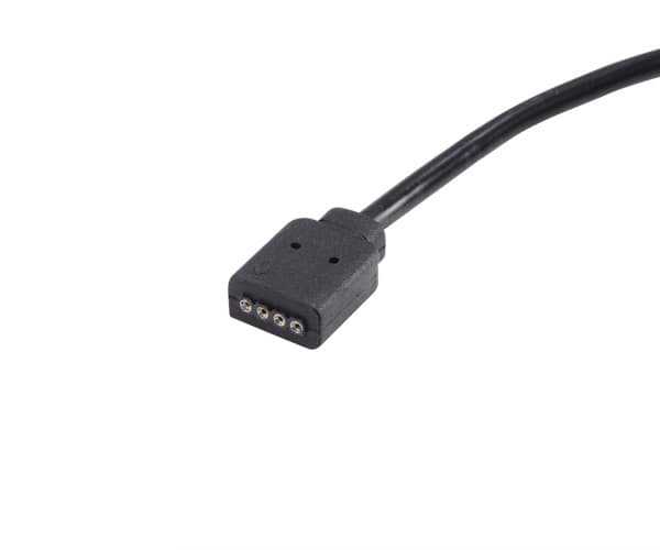 Akasa AK-CBLD04-50BK - RGB LED splitter - 4-pinners adresserbar RGB LED-kontakt (hun) til 4-pinners adresserbar RGB LED-kontakt (hann) - 50 cm
