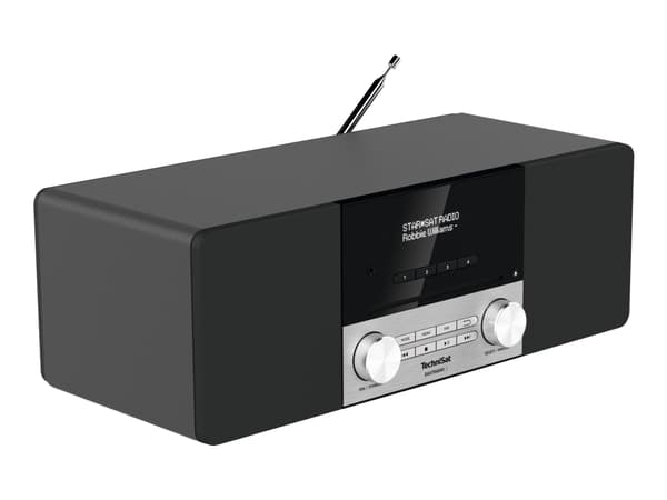 TechniSat DigitRadio 3 - Lydsystem - 2 x 10 watt - svart, sølv