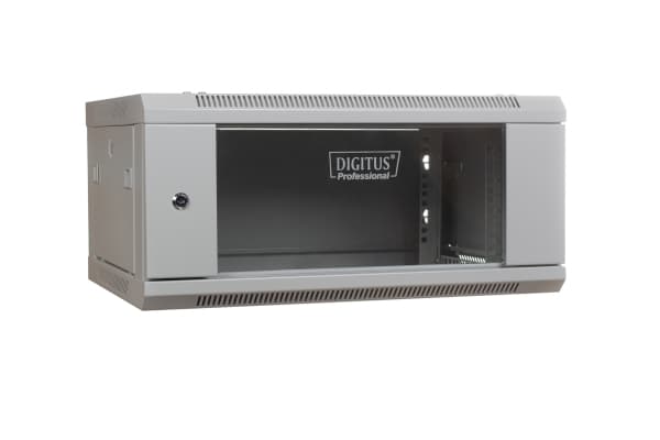 DIGITUS Professional DN-WU19 04U/450 - Skåp - väggmontering - grå, RAL 7035 - 4U - 19"