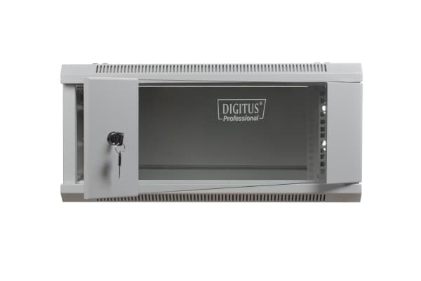 DIGITUS Professional DN-WU19 04U/450 - Skåp - väggmontering - grå, RAL 7035 - 4U - 19"