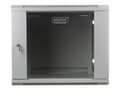 Miniatyrbild 5 av 5: DIGITUS Professional DN-WU19 09U/600 - Skåp - väggmontering - grå, RAL 7035 - 9U - 19"