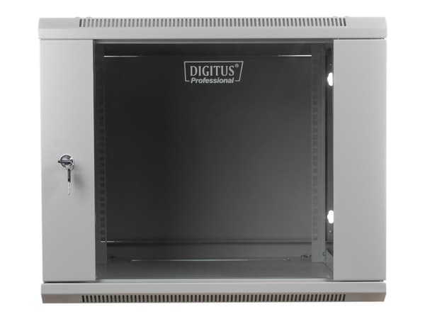 DIGITUS Professional DN-WU19 09U/600 - Skåp - väggmontering - grå, RAL 7035 - 9U - 19"