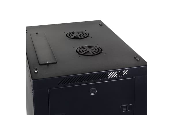 DIGITUS Professional DN-WU19 12U/450/B - Skåp - väggmontering - svart, RAL 9004 - 12U - 19"