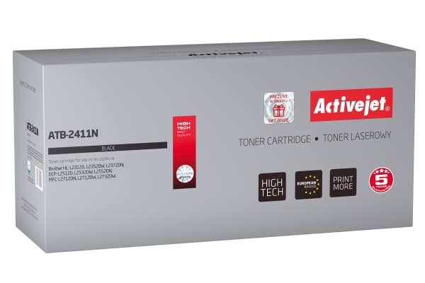 Activejet ATB-2411N, 1200 sidor, Svart, 1 styck