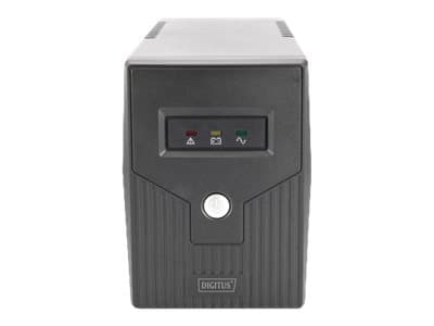 DIGITUS Professional DN-170063 - UPS - AC 230 V - 360 watt - 600 VA - 7 Ah - USB - utgangskontakter: 2