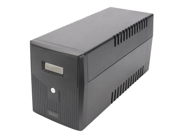 DIGITUS Professional DN-170074 - UPS - AC 230 V - 600 Watt - 1000 VA - 7 At - USB, RS-232 - utgangskontakter: 4