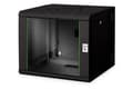 Miniatyrbild 2 av 5: DIGITUS Professional Unique DN-19 09-U-3-SW - Rack skåp - väggmontering - svart, RAL 9005 - 9U - 19"