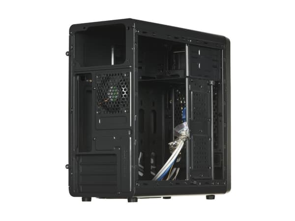 AeroCool PGS Q Series QS-182 - Tower - micro ATX - ingen strömförsörjning (ATX / PS/2) - USB/ljud