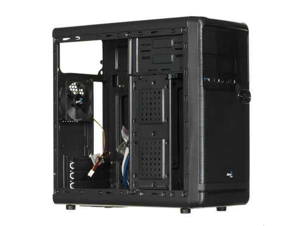 AeroCool PGS Q Series QS-182 - Tower - micro ATX - ingen strömförsörjning (ATX / PS/2) - USB/ljud