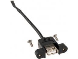 Impactic kabel med 1x USB2.0 for D7NU, ca 100mm lengde