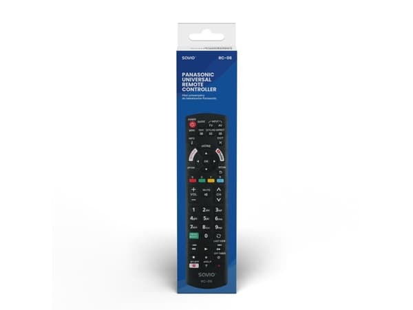 SAVIO RC-06 - Universal fjernkontroll - infrarød - svart