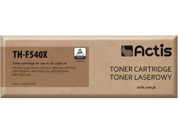 Actis TH-F540X (korvaava HP 203X CF540X; Supreme; 3200 sivua; musta), 3200 sivua, Musta, 1 kpl