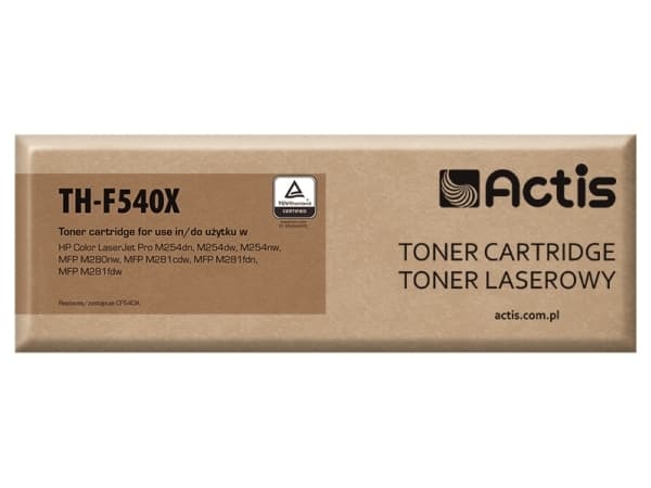 Actis Toner TH-F540X replacement HP 203X CF540X Supreme 3200 pages - Kompatibel - Tonereinheit, 3200 sider, Sort, 1 stykker