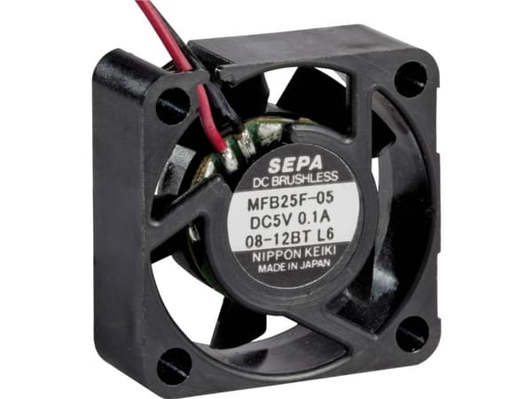 SEPA MFB25F05 Aksial ventilator 5 V/DC 4.2 m³/h (L x B x H) 25 x 25 x 10 mm