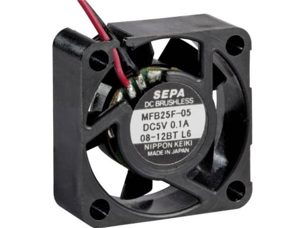 SEPA MFB25F05 Aksial ventilator 5 V/DC 4.2 m³/h (L x B x H) 25 x 25 x 10 mm