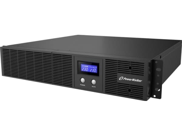 PowerWalker VI 1200 RLE - UPS (kan monteres i rack) - AC 230 V - 720 watt - 1200 VA - 7.2 Ah - USB, RS-232 - utgangskontakter: 4