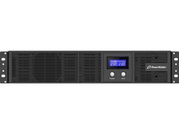 PowerWalker VI 1200 RLE - UPS (kan monteres i rack) - AC 230 V - 720 watt - 1200 VA - 7.2 Ah - USB, RS-232 - utgangskontakter: 4