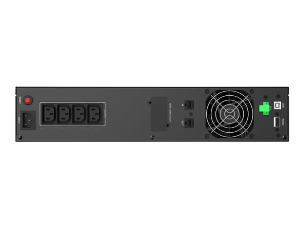 PowerWalker VI 2200 RLE - UPS (kan monteres i rack) - AC 230 V - 1320 watt - 2200 VA - 9 Ah - USB, RS-232 - utgangskontakter: 4