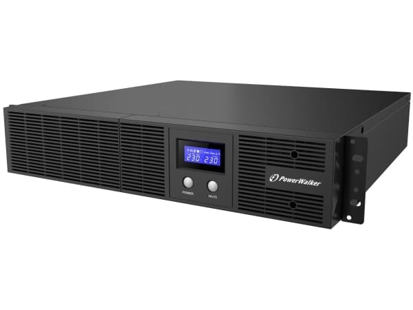 PowerWalker VI 2200 RLE - UPS (kan monteres i rack) - AC 230 V - 1320 watt - 2200 VA - 9 Ah - USB, RS-232 - utgangskontakter: 4