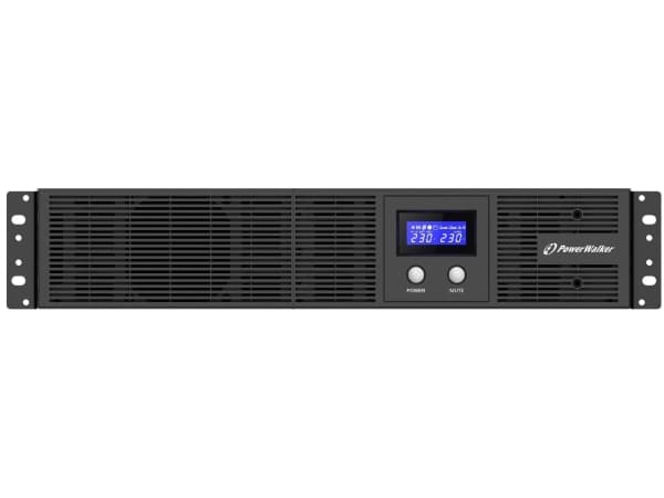 PowerWalker VI 2200 RLE - UPS (kan monteres i rack) - AC 230 V - 1320 watt - 2200 VA - 9 Ah - USB, RS-232 - utgangskontakter: 4