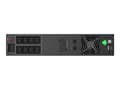 Miniatyrbilde 3 av 5: PowerWalker VI 3000 RLE - UPS (kan monteres i rack) - AC 230 V - 1800 watt - 3000 VA - 7.2 Ah - USB, RS-232 - utgangskontakter: 8