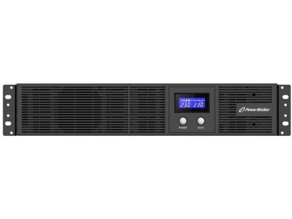 PowerWalker VI 3000 RLE - UPS (kan monteres i rack) - AC 230 V - 1800 watt - 3000 VA - 7.2 Ah - USB, RS-232 - utgangskontakter: 8