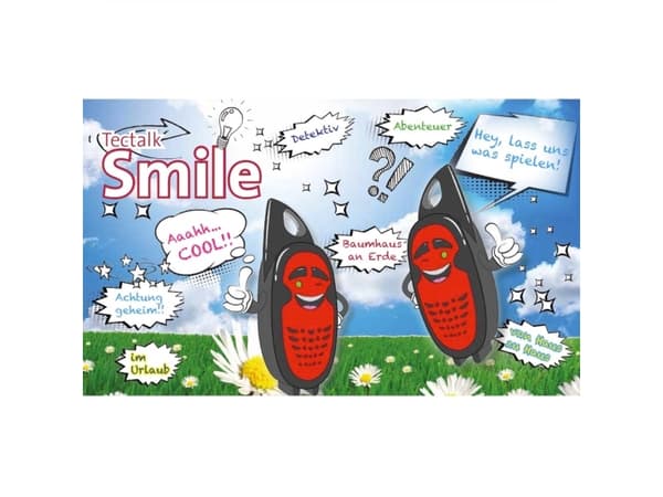 Albrecht Tectalk Smile Kinder Funkgerät, Bærbar, Utvendig, AAA, Batteri, 446,00625 MHz