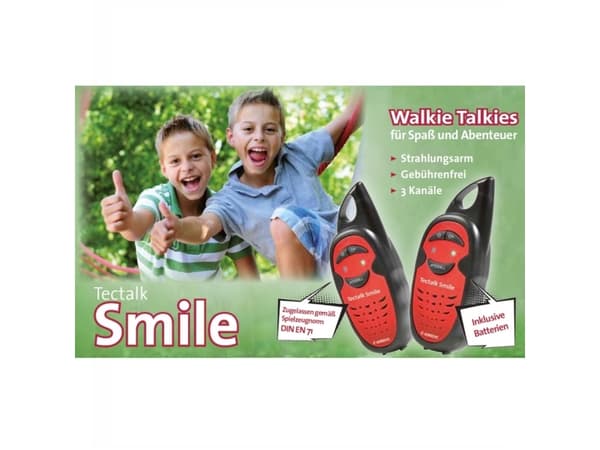 Albrecht Tectalk Smile Kinder Funkgerät, Bærbar, Utvendig, AAA, Batteri, 446,00625 MHz
