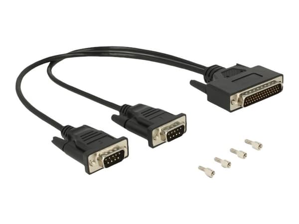 Delock PCI Express Card > 2 x Serial RS-232 high speed 921K ESD protection - Seriell adapter - PCIe 2.0 lav profil - RS-232 x 2