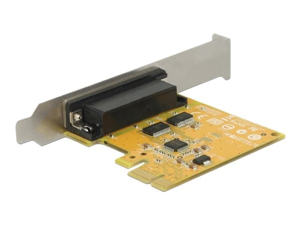 Delock PCI Express Card > 2 x Serial RS-232 high speed 921K ESD protection - Seriell adapter - PCIe 2.0 lav profil - RS-232 x 2
