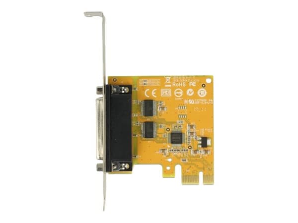 Delock PCI Express Card > 2 x Serial RS-232 high speed 921K ESD protection - Seriell adapter - PCIe 2.0 lav profil - RS-232 x 2