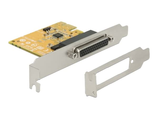 Delock PCI Express Card > 2 x Serial RS-232 high speed 921K ESD protection - Seriell adapter - PCIe 2.0 lav profil - RS-232 x 2