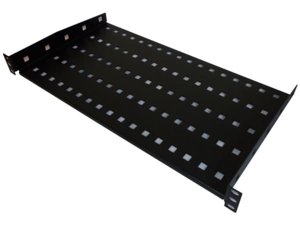 Alantec SA-P-19-1U-250-2-C, Kehikon hylly, Musta, Terästä, 1U, 48,3 cm (19"), 482,6 mm