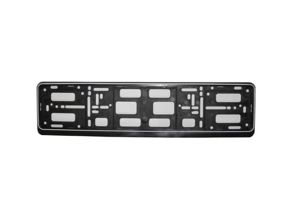 HP Autozubehör Muovinen rekisterikilvenpidike Musta (L x S x K) 15 x 530 x 135 mm)