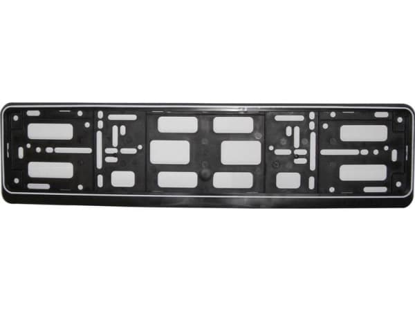 HP Autozubehör Muovinen rekisterikilvenpidike Musta (L x S x K) 15 x 530 x 135 mm)