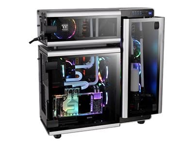 Thermaltake Level 20 - Tempered Glass Edition - tower - utvidet ATX (E-ATX) - ingen strømforsyning (PS/2) - aluminium, romgrå - USB/lyd