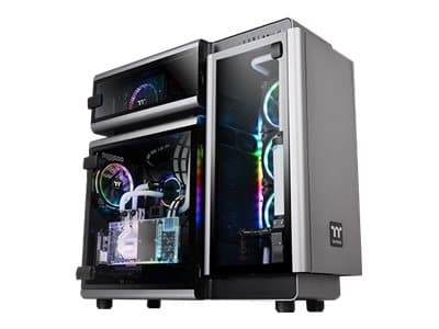 Thermaltake Level 20 - Tempered Glass Edition - tower - utvidet ATX (E-ATX) - ingen strømforsyning (PS/2) - aluminium, romgrå - USB/lyd