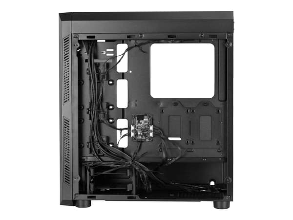 Chieftec Gamer Series SCORPION II - Tower - ATX - sidepanel med vindu (herdet glass) - ingen strømforsyning (ATX) - svart - USB/lyd