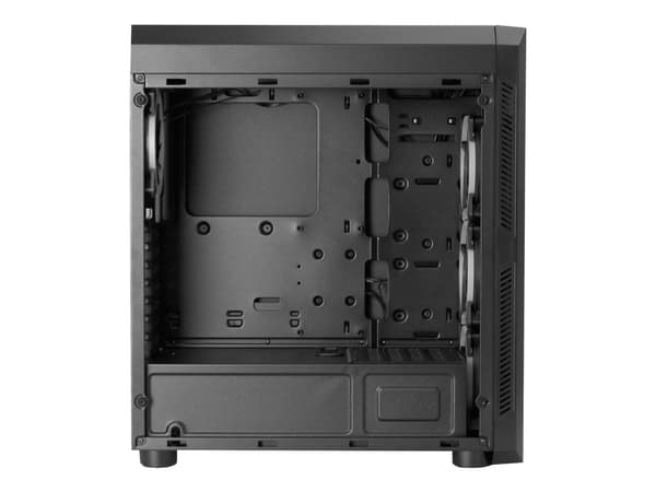 Chieftec Gamer Series SCORPION II - Tower - ATX - sidepanel med vindu (herdet glass) - ingen strømforsyning (ATX) - svart - USB/lyd