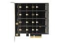 Miniatyrbilde 4 av 5: Delock - Diskkontroller - 4 Kanal - M.2 Card - 6 GBps - RAID 0, 1, 10 - PCIe x4