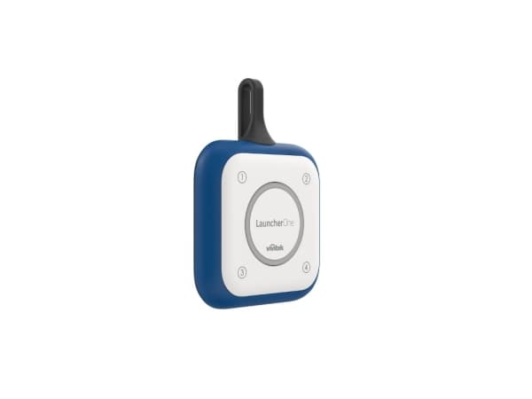 Vivitek LauncherOne, Dongeli, Musta, Sininen, Valkoinen, 802.11b,802.11g,Wi-Fi 4 (802.11n), Wi-Fi 4 (802.11n), 256-bit AES, USB